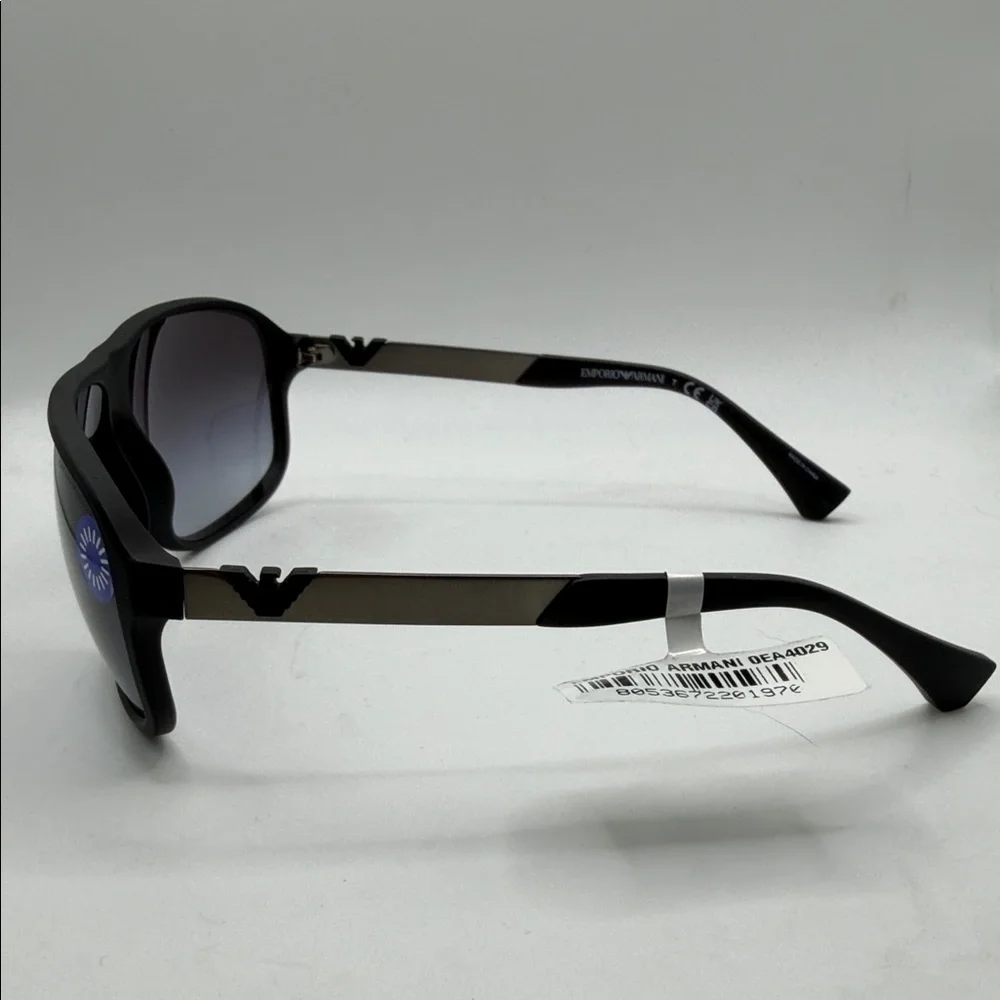 Emporio Armani Black Sunglasses with Gradient Lenses 0EA4029